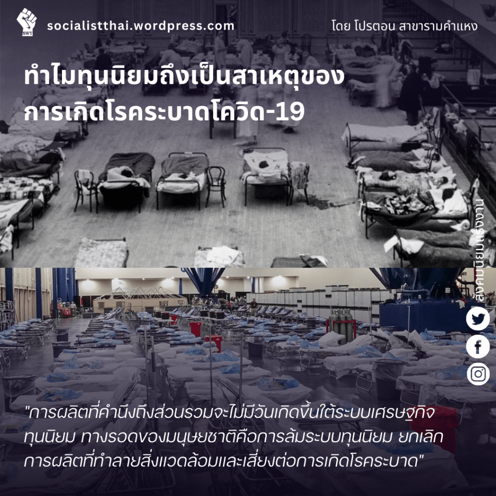 ทำไมทุนนิยมถึงเป็นสาเหตุของการเกิดโรคระบาดโควิด-19